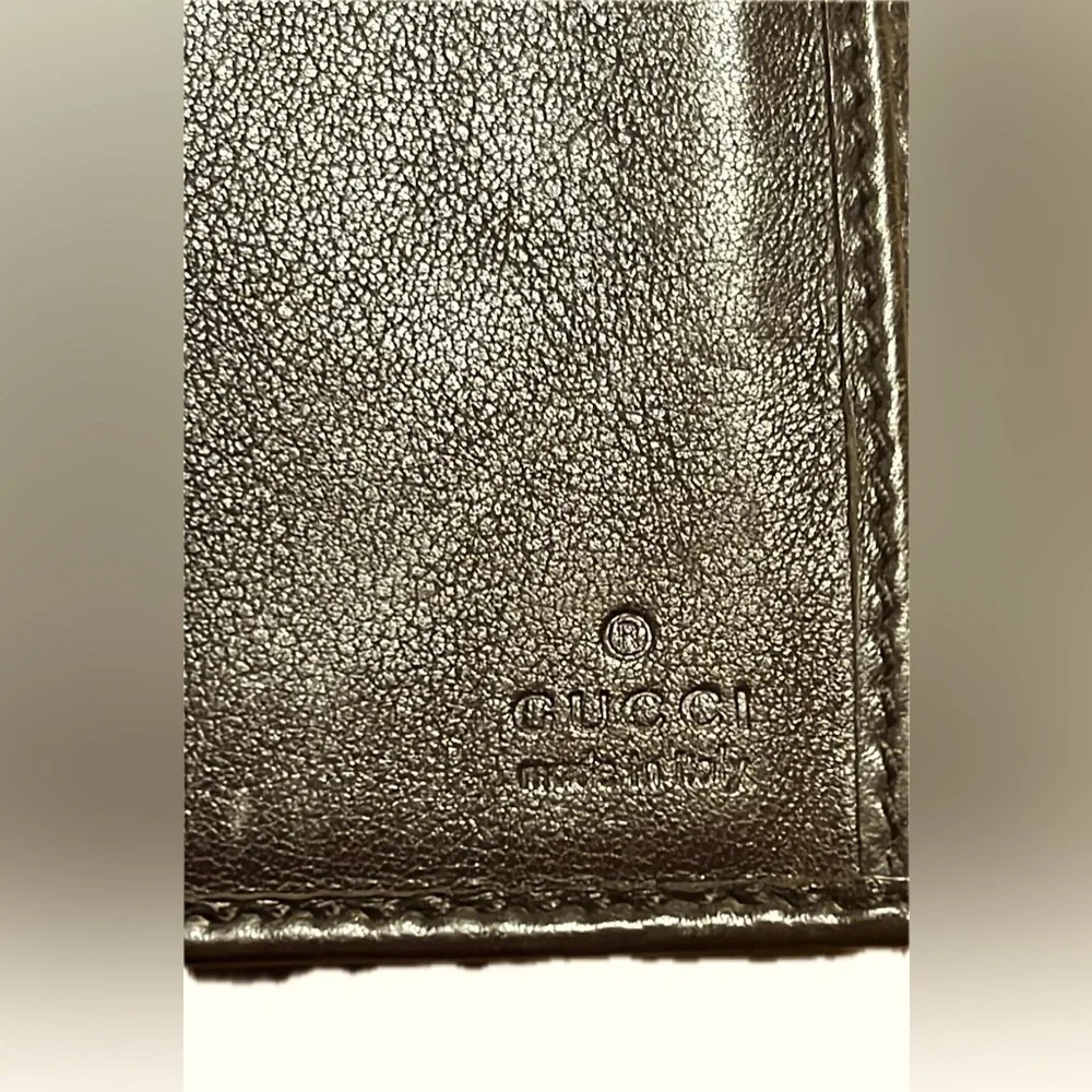 Gucci Guccissima Interlocking Leather Long Wallet, Brown - Picture 16 of 16